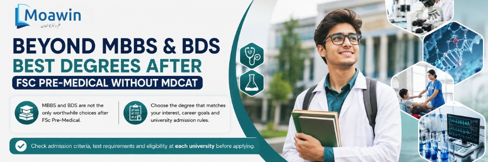 Best Degrees After FSc Pre-Medical Without MDCAT in Pakistan